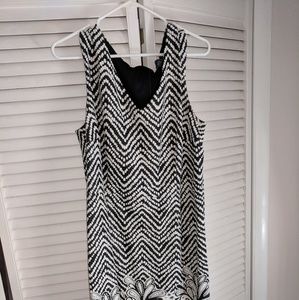 Simple V neck dress